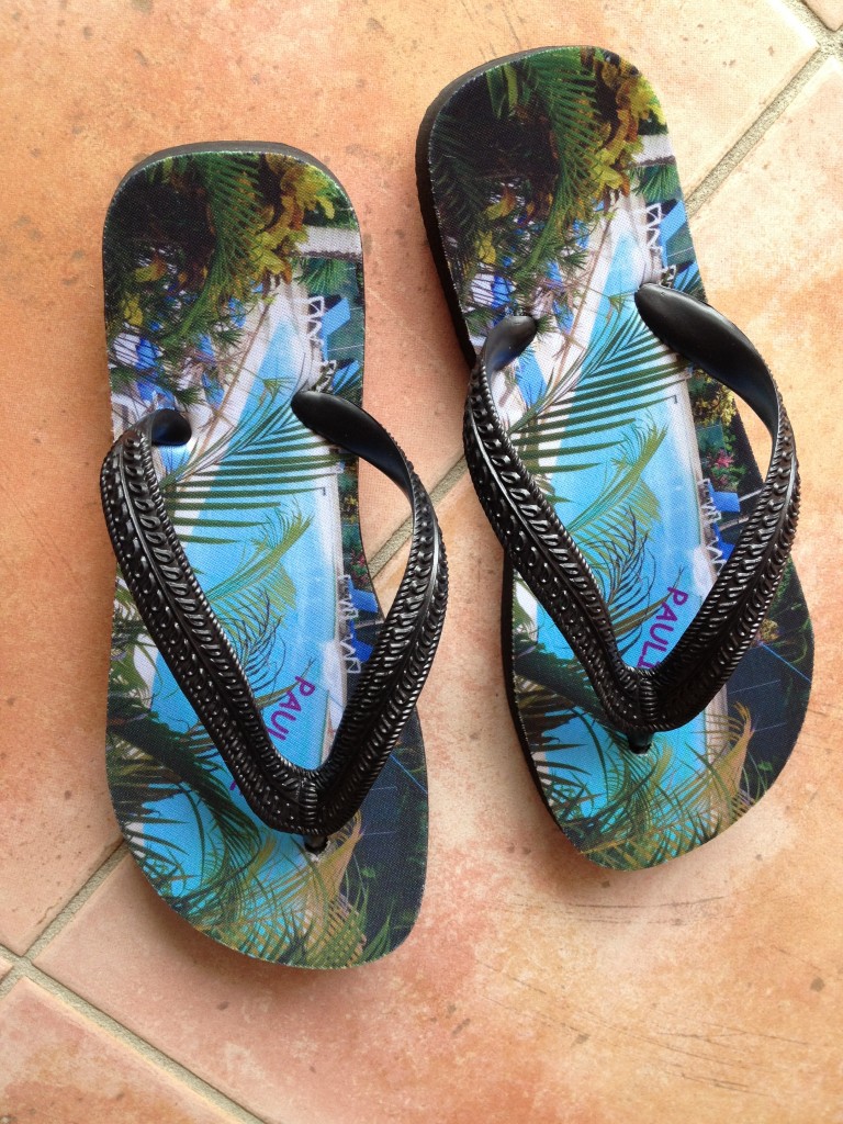 Tongs personnalisées, sublimation