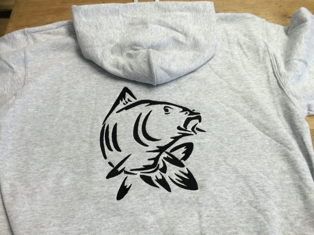 Broderie pêche Sweat - Haguenau